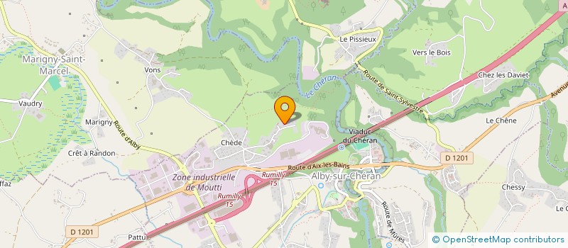 localisation de l'entreprise SCI OUMHIH  ALBY-SUR-CHERAN