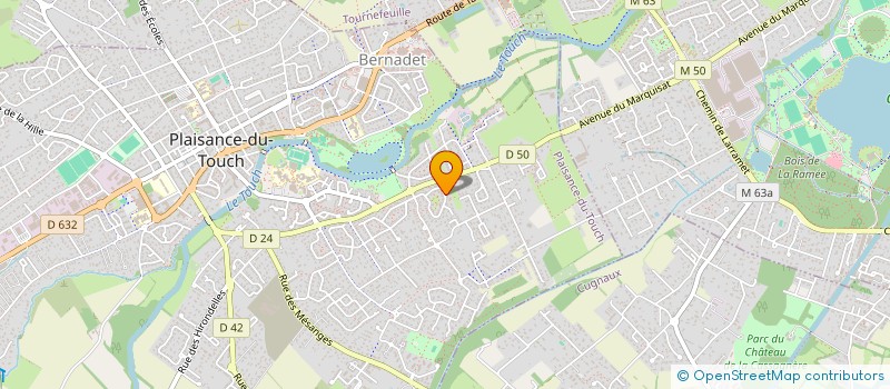 localisation de l'entreprise SCI OUMIMMO  PLAISANCE-DU-TOUCH