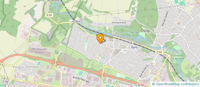 localisation de l'entreprise SCI OUMOHAND  OSNY