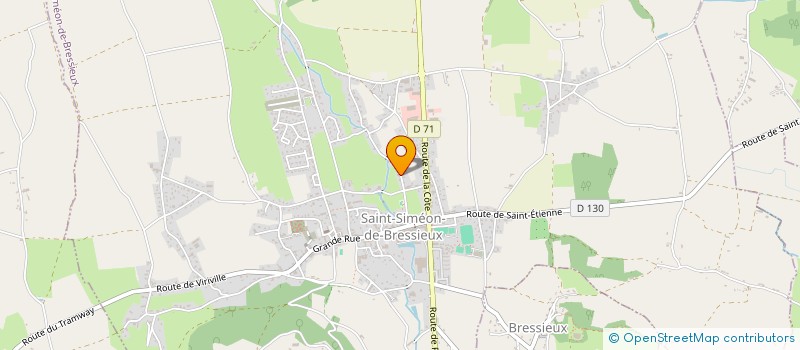 localisation de l'entreprise SCI OUNE  SAINT-SIMEON-DE-BRESSIEUX