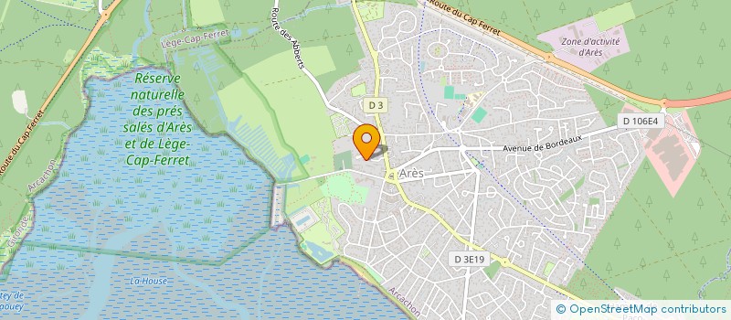 localisation de l'entreprise SCI OUPAIS  ANDERNOS-LES-BAINS