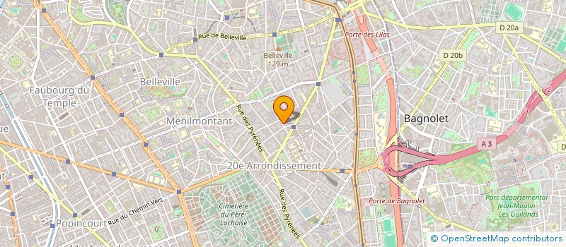 localisation de l'entreprise SCI OUR  PARIS