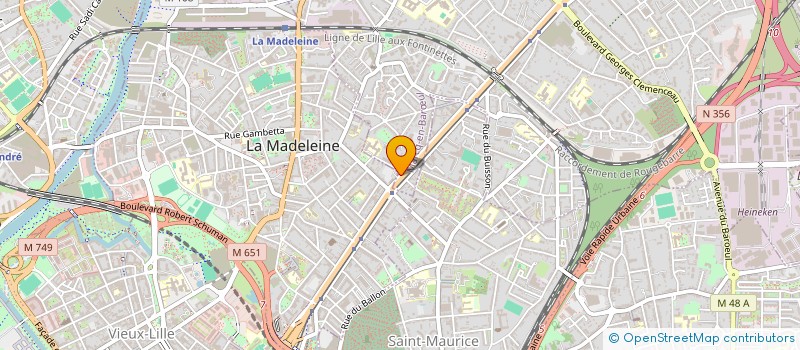 localisation de l'entreprise SCI OURA-GAIA à MARCQ-EN-BARŒUL