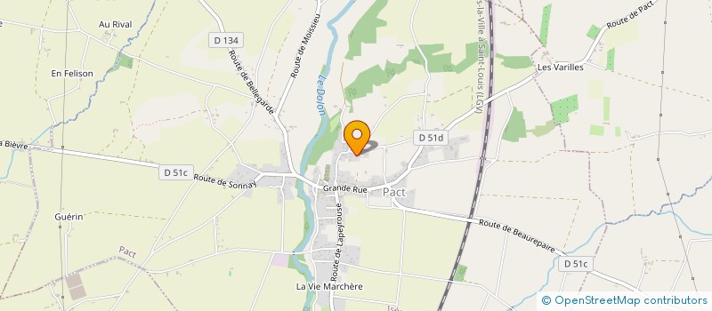 localisation de l'entreprise SCI OURALE  PACT