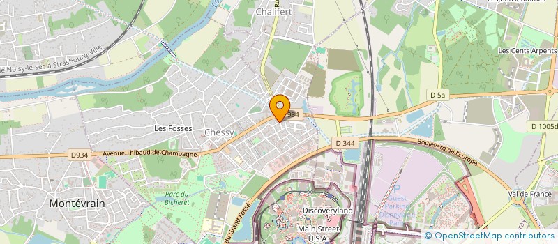 localisation de l'entreprise SCI OURANOS&HEMERA  CHESSY