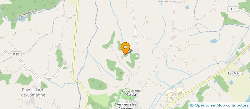 localisation de l'entreprise SCI OURASI  MARSAC