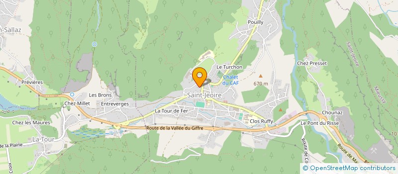 localisation de l'entreprise SCI OURAY  SAINT-JEOIRE