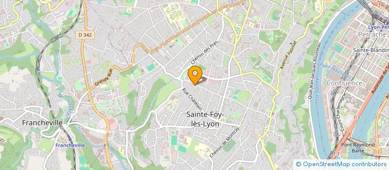 localisation de l'entreprise SCI OURCHES  SAINTE-FOY-LES-LYON