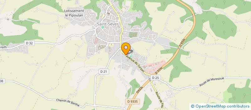 localisation de l'entreprise SCI OURLEM à SAINT-SEVER