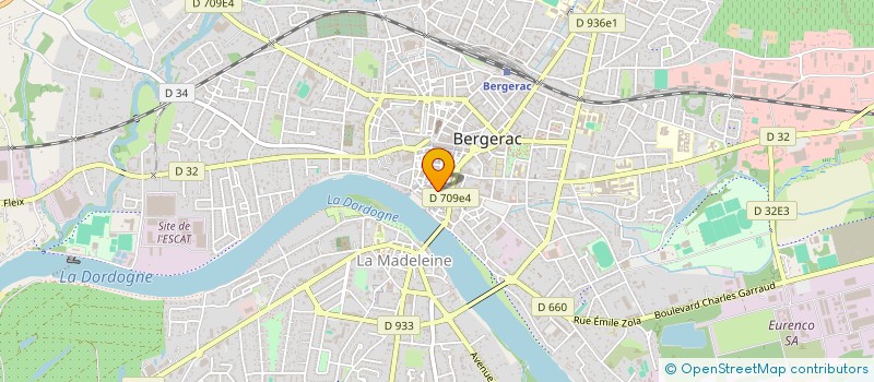 localisation de l'entreprise SCI OURS à BERGERAC