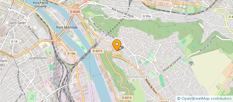 localisation de l'entreprise SCI OURS&CO  BONSECOURS