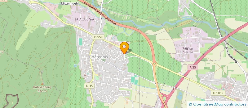 localisation de l'entreprise SCI OURSON  CHATENOIS