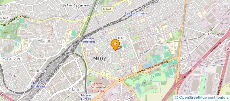 localisation de l'entreprise SCI OURSON TRANQUILLE à MASSY