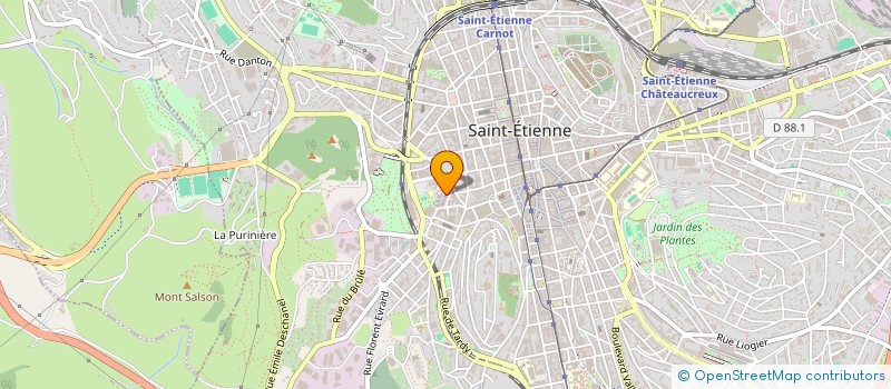localisation de l'entreprise SCI OUSBY  SAINT-ETIENNE