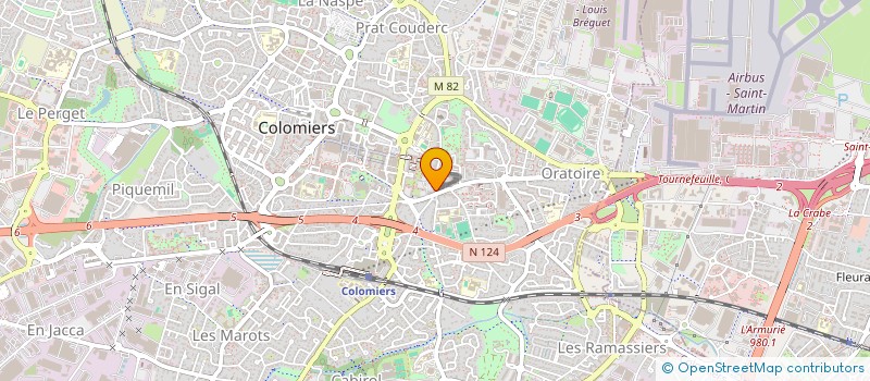 localisation de l'entreprise SCI OUSTAL INVEST à COLOMIERS