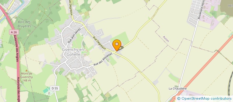 localisation de l'entreprise SCI OUTCOME  GIVENCHY-EN-GOHELLE