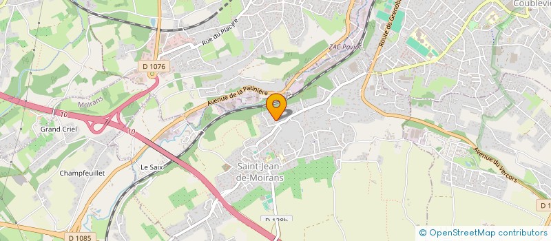 localisation de l'entreprise SCI OUTDOOR IMMOBILIER  SAINT-JEAN-DE-MOIRANS