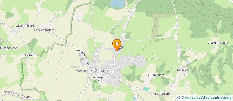 localisation de l'entreprise SCI OUTHS AND CO  GESNES-LE-GANDELIN