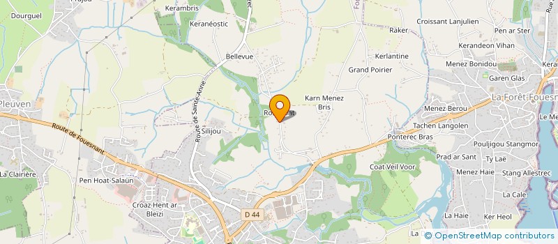 localisation de l'entreprise SCI OUTILS OCEANS  SAINT-EVARZEC