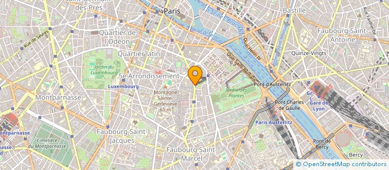 localisation de l'entreprise SCI OUTIN-FRASSON  PARIS