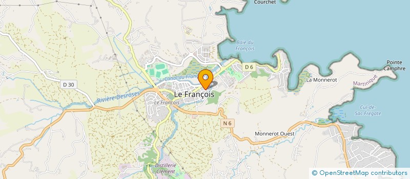 localisation de l'entreprise SCI OUTRE-MER INVESTISSEMENTS à LE FRANCOIS