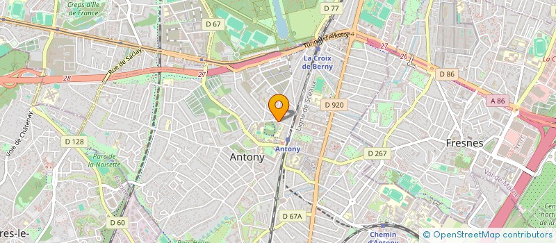 localisation de l'entreprise SCI OUTTERS à ANTONY