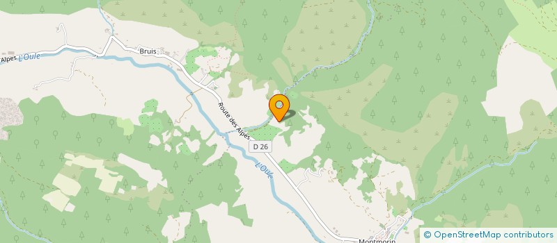 localisation de l'entreprise SCI OUVEA  VALDOULE