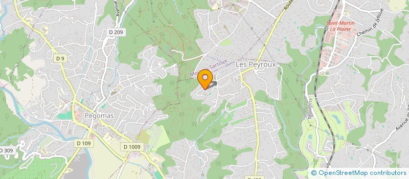 localisation de l'entreprise SCI OUVILLE à LA ROQUETTE-SUR-SIAGNE