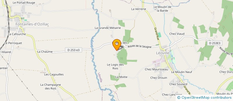 localisation de l'entreprise SCI OUVRARD CLEMENT  LEOVILLE