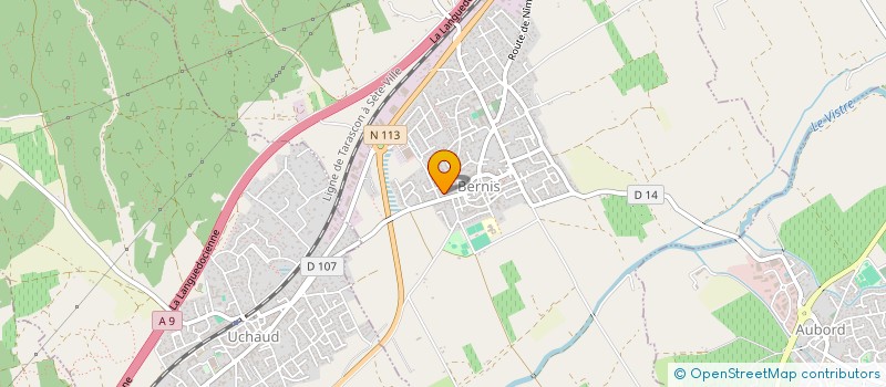 localisation de l'entreprise SCI OUVRELLE  BERNIS