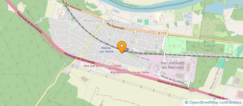 localisation de l'entreprise SCI OUZIN  ROSNY-SUR-SEINE