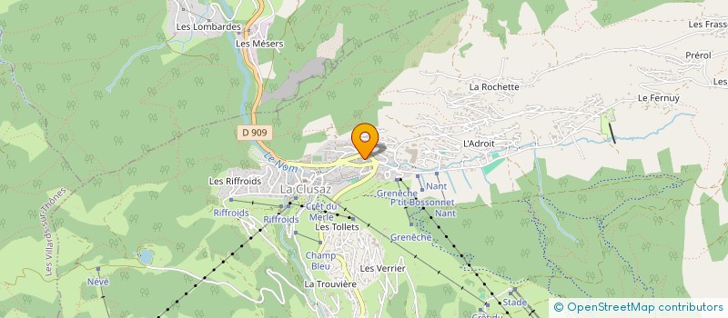 localisation de l'entreprise SCI OUZON à LA CLUSAZ