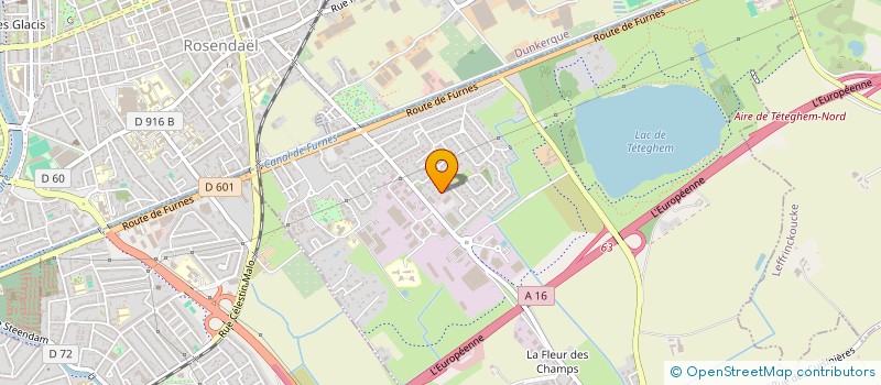 localisation de l'entreprise SCI OVAERE  TETEGHEM-COUDEKERQUE-VILLAGE