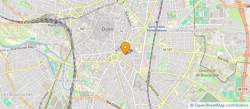 localisation de l'entreprise SCI OVAIS à DIJON