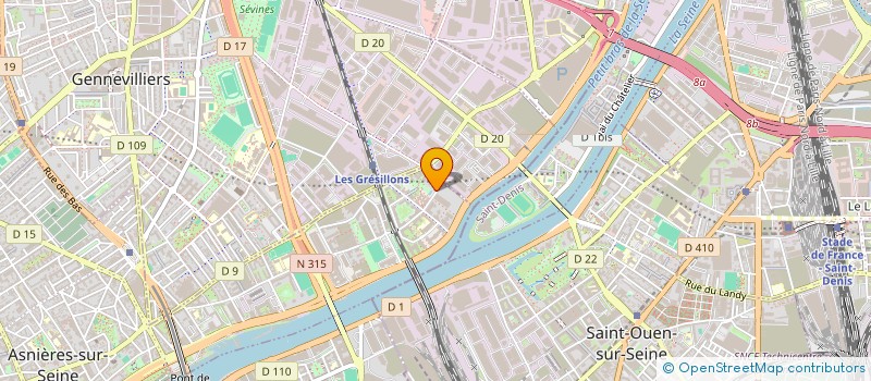 localisation de l'entreprise SCI OVATION à ASNIERES-SUR-SEINE