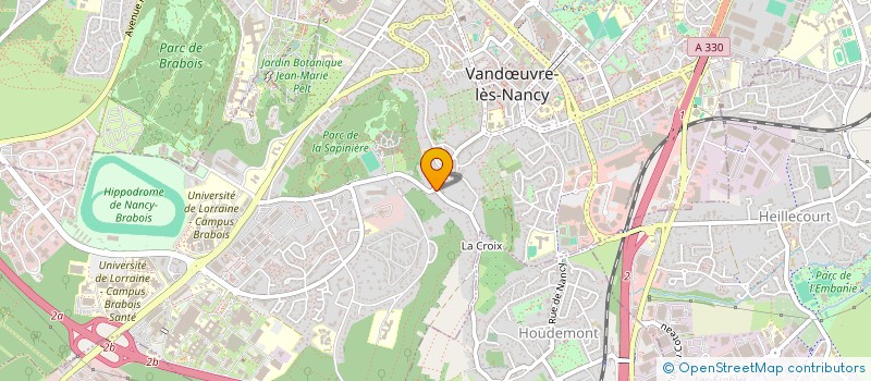 localisation de l'entreprise SCI OVCD IMMO  VANDUVRE-LES-NANCY