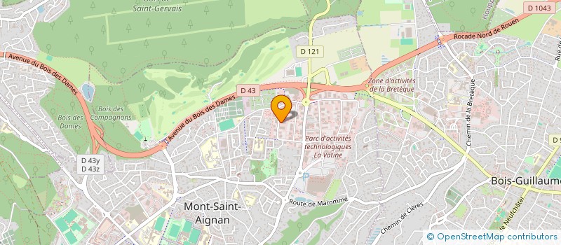 localisation de l'entreprise SCI OVE  MONT-SAINT-AIGNAN