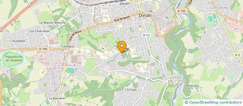 localisation de l'entreprise SCI OVERLOD  DINAN