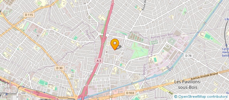 localisation de l'entreprise SCI OVI 4  BONDY