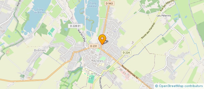 localisation de l'entreprise SCI OVION  ARDRES