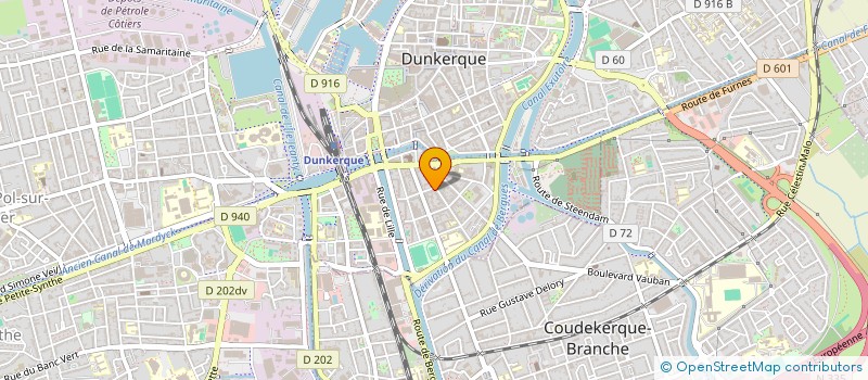 localisation de l'entreprise SCI OVION FRERES à DUNKERQUE