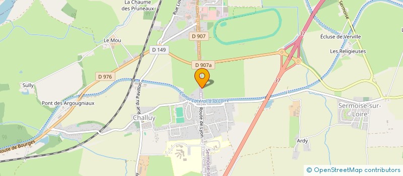 localisation de l'entreprise SCI OVISE  SERMOISE-SUR-LOIRE