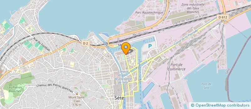 localisation de l'entreprise SCI OVNI  SETE