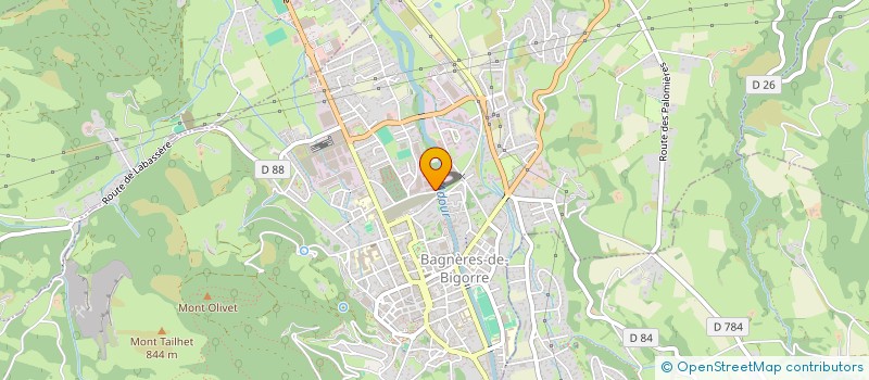 localisation de l'entreprise SCI OVTN  BAGNERES-DE-BIGORRE