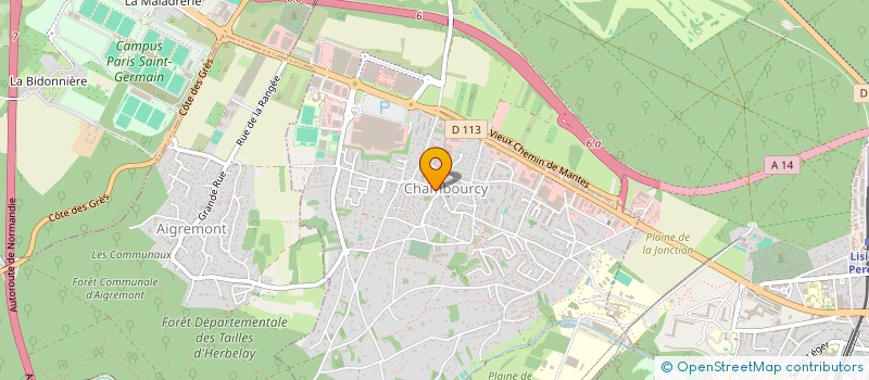 localisation de l'entreprise SCI OW INVEST  CHAMBOURCY