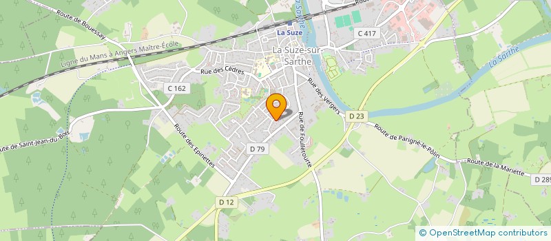 localisation de l'entreprise SCI OWEN  LA SUZE-SUR-SARTHE