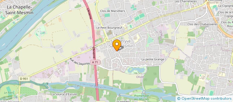 localisation de l'entreprise SCI OWEN  SAINT-PRYVE-SAINT-MESMIN