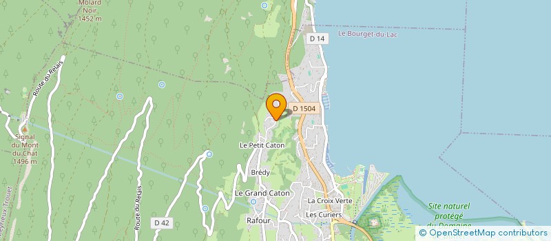 localisation de l'entreprise SCI OXALIS  LE BOURGET-DU-LAC