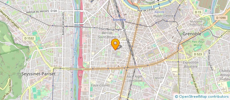 localisation de l'entreprise SCI OXALIS PRENAT  GRENOBLE