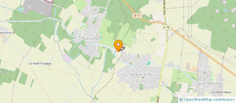 localisation de l'entreprise SCI OXALYS  AUTOUILLET